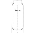 FEBI BILSTEIN 39149 Federbalg, Luftfederung