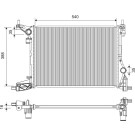 Valeo | Kühler, Motorkühlung | 701435