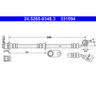 ATE | Bremsschlauch | 24.5265-0348.3
