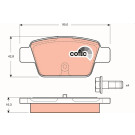 GDB1485 Bremsbelagsatz, Scheibenbremse COTEC GDB1485 Bremsbelagsatz, Scheibenbremse COTEC