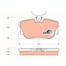 GDB1325 Bremsbelagsatz, Scheibenbremse COTEC GDB1325 Bremsbelagsatz, Scheibenbremse COTEC
