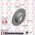 Zimmermann 2 x ZIMMERMANN Bremsscheibe Coat Z 150.1270.20 Zimmermann 2 x ZIMMERMANN Bremsscheibe Coat Z 150.1270.20