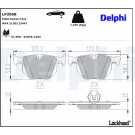 Delphi | Bremsbelagsatz, Scheibenbremse | LP2068 Delphi | Bremsbelagsatz, Scheibenbremse | LP2068