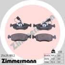 Zimmermann | Bremsbelagsatz, Scheibenbremse | 25429.180.2