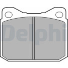 Delphi | Bremsbelagsatz, Scheibenbremse | LP117