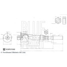 Blue Print | Axialgelenk, Spurstange | ADBP870088