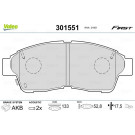 Valeo | Bremsbelagsatz, Scheibenbremse | 301551