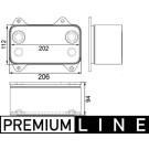Mahle | Ölkühler, Motoröl | CLC 63 000P