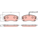 GDB1910 Bremsbelagsatz, Scheibenbremse COTEC GDB1910 Bremsbelagsatz, Scheibenbremse COTEC