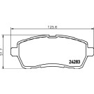 Hella Pagid | Bremsbelagsatz, Scheibenbremse | 8DB 355 013-211
