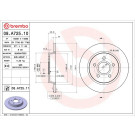 Brembo | Bremsscheibe | 08.A725.11
