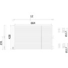 AC 911 000S Kondensator, Klimaanlage BEHR AC 911 000S Kondensator, Klimaanlage BEHR