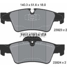 Textar | Bremsbelagsatz, Scheibenbremse | 2392302