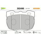 Valeo Bremsbelagsatz, Scheibenbremse ESSENTIAL 302490