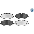 Meyle | Bremsbelagsatz, Scheibenbremse | 025 220 6221/PD