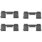 Hella | Zubehörsatz, Scheibenbremsbelag | 8DZ 355 205-051