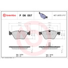 Brembo | Bremsbelagsatz, Scheibenbremse | P 06 057X
