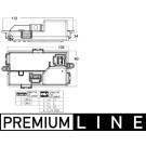 Mahle Regler, Innenraumgebläse BEHR Premium Line ABR 68 000P