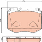 GDB2081 Bremsbelagsatz, Scheibenbremse GDB2081 Bremsbelagsatz, Scheibenbremse