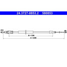 24.3727-0853.2 Seilzug, Feststellbremse 24.3727-0853.2 Seilzug, Feststellbremse