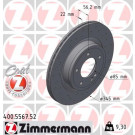 Zimmermann | Bremsscheibe | 400.5567.52