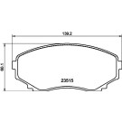 Hella | Bremsbelagsatz, Scheibenbremse | 8DB 355 009-641