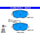 13.0460-2724.2 Bremsbelagsatz, Scheibenbremse