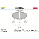 Valeo | Bremsbelagsatz, Scheibenbremse | 301003A Valeo | Bremsbelagsatz, Scheibenbremse | 301003A