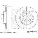 Blue Print | Bremsscheibe | ADBP430198