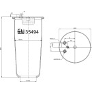 FEBI BILSTEIN 35494 Federbalg, Luftfederung