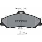 Textar | Bremsbelagsatz, Scheibenbremse | 2354001