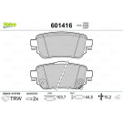 Valeo | Bremsbelagsatz, Scheibenbremse | 601416