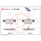 Brembo | Bremsbelagsatz, Scheibenbremse | P 50 023