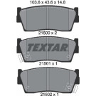 Textar | Bremsbelagsatz, Scheibenbremse | 2150001