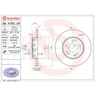 Brembo | Bremsscheibe | 08.4750.34
