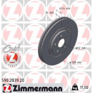 Zimmermann | Bremsscheibe | 590.2839.20