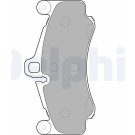 Delphi | Bremsbelagsatz, Scheibenbremse | LP2232