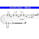 24.3727-3122.2 Seilzug, Feststellbremse 24.3727-3122.2 Seilzug, Feststellbremse