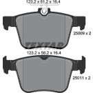 2500901 Bremsbelagsatz, Scheibenbremse Q+