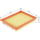 BOSCH 1 457 433 603 Luftfilter