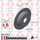 Zimmermann | Bremsscheibe | 280.3185.52