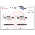P 68 029 Bremsbelagsatz, Scheibenbremse PRIME LINE