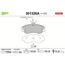 301326A Bremsbelagsatz, Scheibenbremse EXPERT
