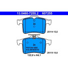 13.0460-7255.2 Bremsbelagsatz, Scheibenbremse