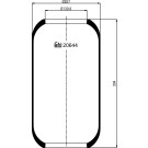 FEBI BILSTEIN 20644 Federbalg, Luftfederung