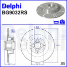 Delphi | Bremsscheibe | BG9032RS