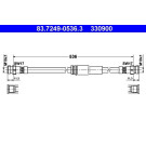 ATE | Bremsschlauch | 83.7249-0536.3