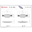 Brembo | Bremsbelagsatz, Scheibenbremse | P 23 055
