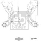 FEBI BILSTEIN 186459 Querlenker, Lenker, Radaufhängung