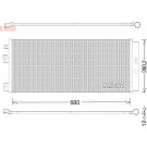 DCN20023 Kondensator, Klimaanlage DCN20023 Kondensator, Klimaanlage